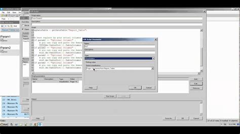 Ironpython And Spotfire Script Example Youtube