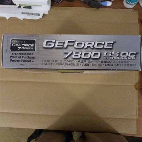 Bfg Geforce Gs Oc Graphics Card In Box Agp Mb Low Reserve