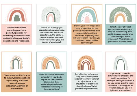 Somatic Awareness Journal Prompt, Somatic Awareness Affirmations ...