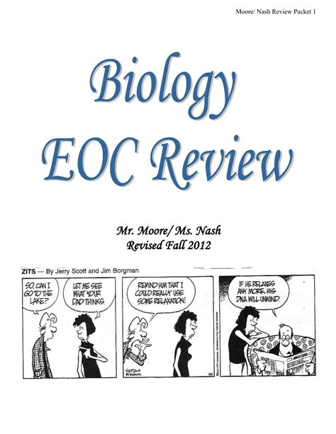 Biology Eoc Review Packet