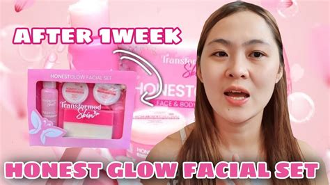 Honest Glow Facial Set After 1week Rejuvenating Set Youtube