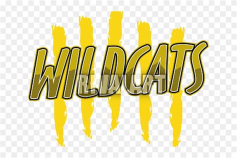 Download Claw Scratch Clipart Wildcat Yellow Wildcat Logo Png