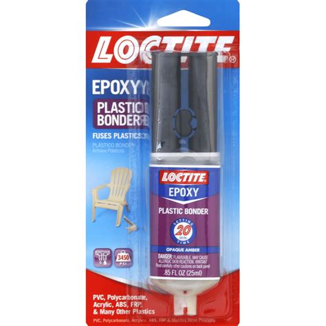 Loctite Epoxy Plastic Bonder Opaque Amber 085 Oz Delivery Or