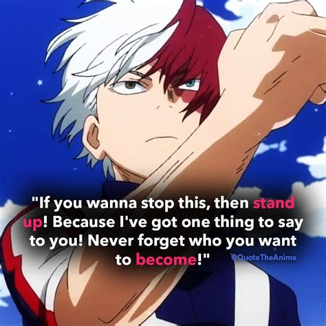 15 Powerful Shoto Todoroki Quotes My Hero Academia Hero Quotes