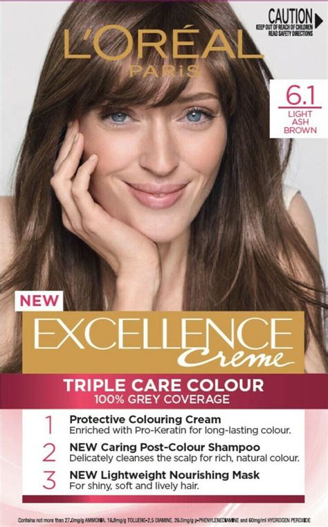 L Oreal Paris Excellence Creme Triple Care Color Dark Ash Blonde