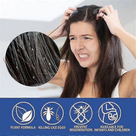 Liquid Head Scalp Lice Removal Spray Anti Pruritus Antibacterial