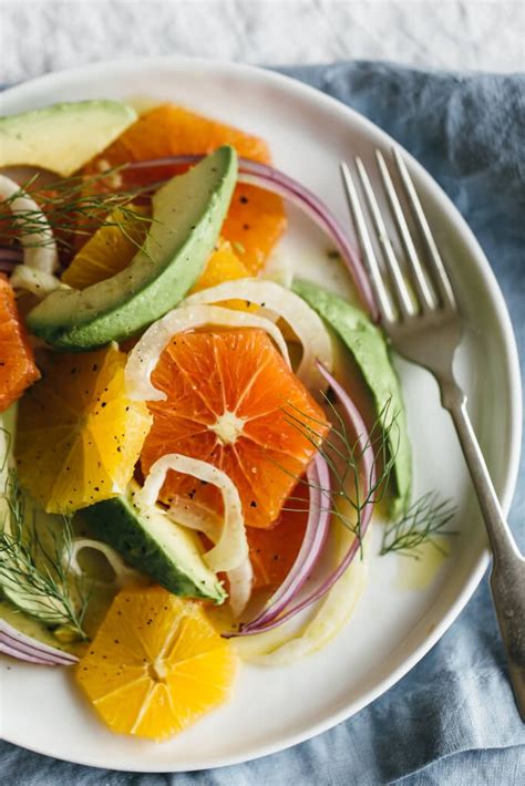 Orange Fennel And Avocado Salad Downshiftology