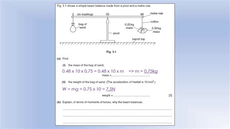 Gcse Physics Moments Solutions Youtube