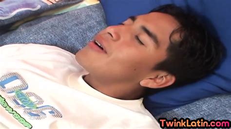Latin Twink Jerks His Cock And Fingers His Hairy Ass Hole