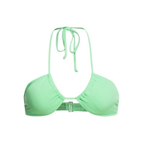 Haut De Maillot De Bain Bikini Triangle Color Jam Vert Absinthe Green Roxy La Redoute