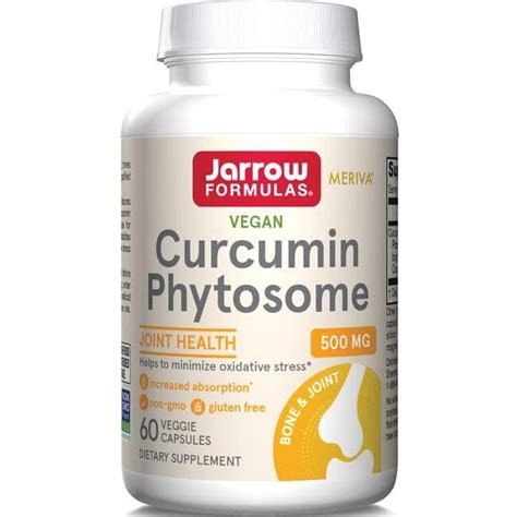 Jarrow Formulas Inc Vegan Curcumin Phytosome Mg Veg Caps