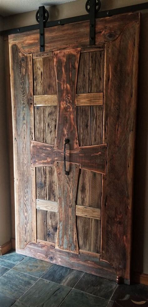 Custom Reclaimed Wood Sliding Barn Door Sliding Barn Door Barn Door