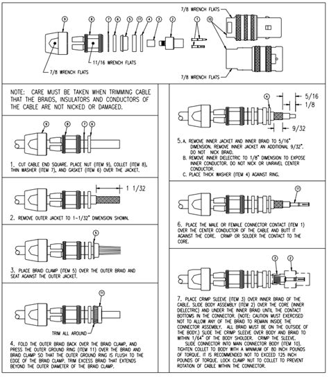 Triax Camera Cable Assembly Instructions