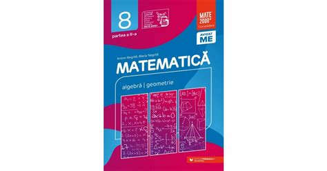 Matematica Aritmetica Algebra Geometrie Clasa A Viii A Consolidare