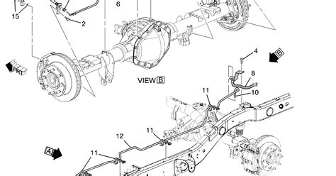 Chevy Silverado Rear Brake Line Replacement Diagram