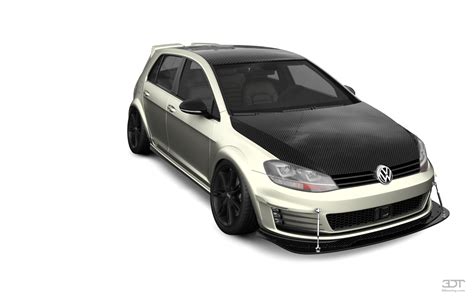 Volkswagen Golf Mk7 Stanced R 3dtuning