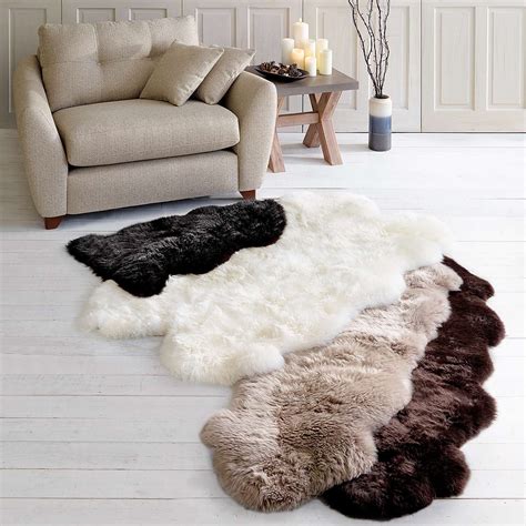 Sheepskin Rugs | Faux sheepskin rug, Lambskin rug, Sheepskin rug