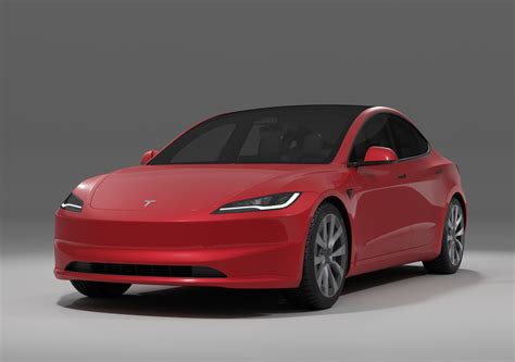 2024 Tesla Model 3 Model Turbosquid 2156168