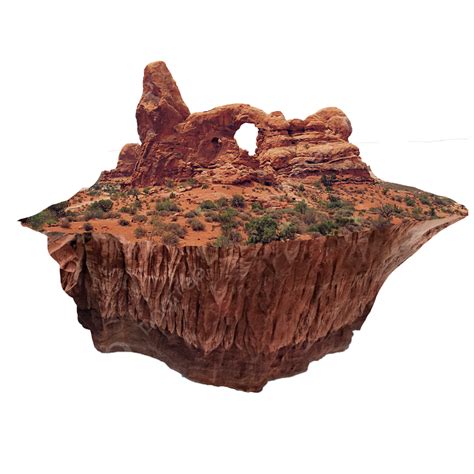 Desert Islands Island Floating Floating Lands Png Transparent