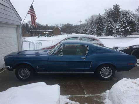 Ford Mustang Fastback Gt Bullit Classic Ford Mustang