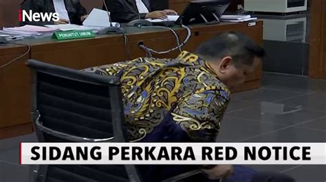 Sidang Red Notice Irjen Napoleon Ajukan Eksepsi Inews Pagi