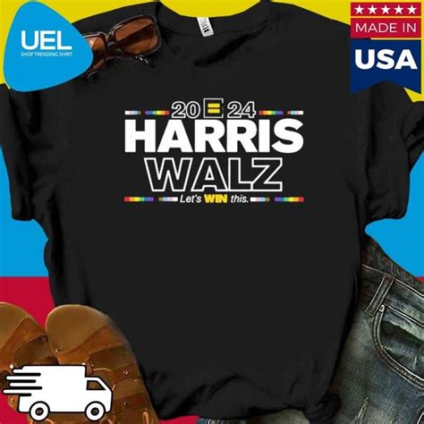 Official Human right campaign merch store Harris walz 2024 let win this T-shirt - Seronashirt ...