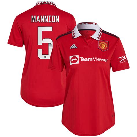 Manchester United Wsl Home Shirt 2022 23 Womens With Mannion 5