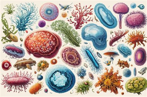 Premium AI Image | Microorganisms 