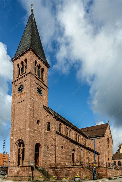 Kirche St Katharina In Waldbronn Busenbach Stock Foto Adobe Stock