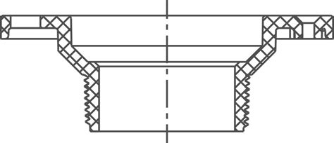 Closet Flange Mpt Fitting And Firestop