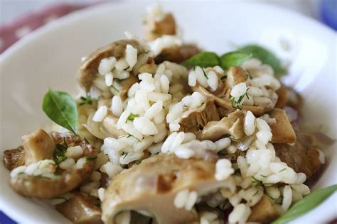 Risotto Aux Chanterelles Et Aux Noisettes Recette Cuisson Des