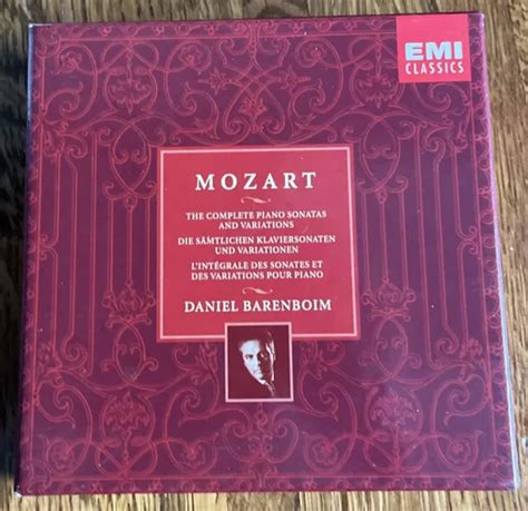 Mozart Complete Piano Sonatas And Variations Daniel Barenboim Emi