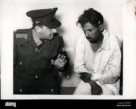 Apr 04 1956 Member Of Egyptian Suicide Squads Captured In