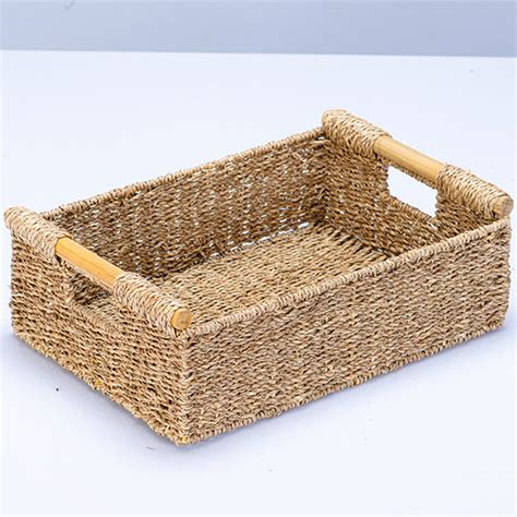 Wall Seagrass Basket For Storage — Vatima Home