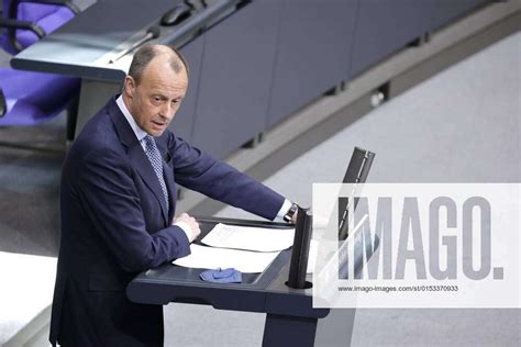 Friedrich Merz Chairman Of The Cdu Csu Parliamentary Group At The