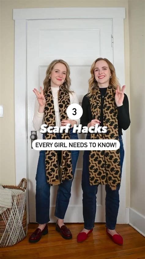 3 Scarf Hacks Every Girl Needs To Know How To Wear A Scarf Ways To