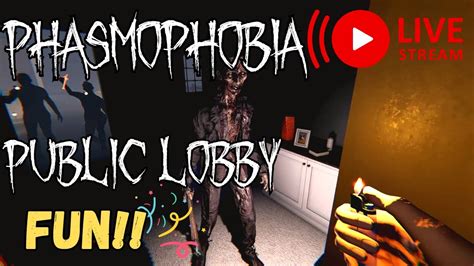 Live Phasmophobia Multiplayer Youtube