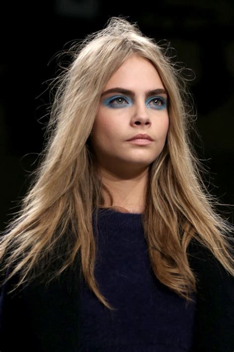 Cara Delevingne Straight Ash Blonde Messy Hairstyle Steal Her Style
