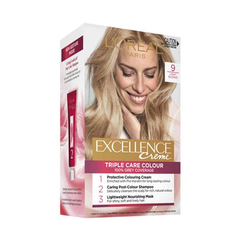Buy L Oreal Paris Excellence Creme Light Blonde Hair Colour 1 Pack Coles