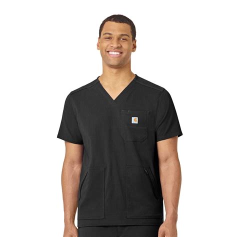 Rugged Flex® Peak 5 Pocket V Neck Scrub Top Mens In Stock Gear