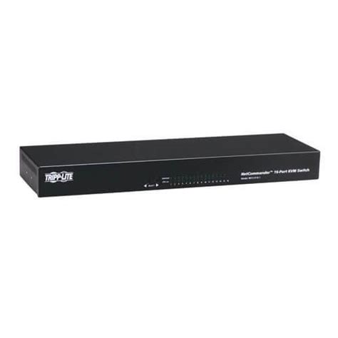 Tripp Lite 16 Port Cat5 KVM Switch VGA USB PS 2 1URM Rackmount