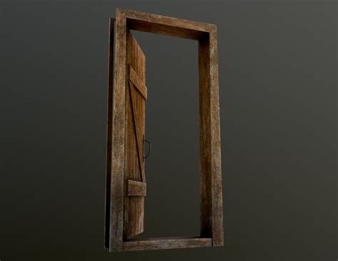 Old Door 3d Model Turbosquid 1616479