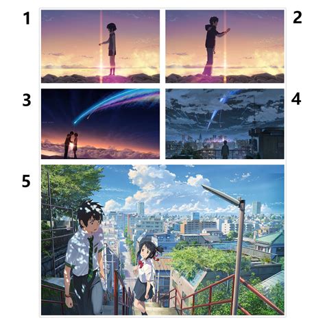 Kimi No Na Wa Your Name Anime Movie Poster BEST RES Art Board Print