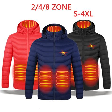 Vestes chauffantes pour hommes et femmes gilet d extérieur manteau USB