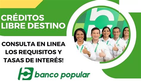 Cr Dito Libre Destino Del Banco Popular