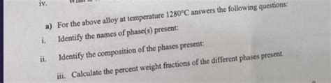 Solved Equilibrium phase diagram for Copper (Cu)-Nickel (Ni) | Chegg.com