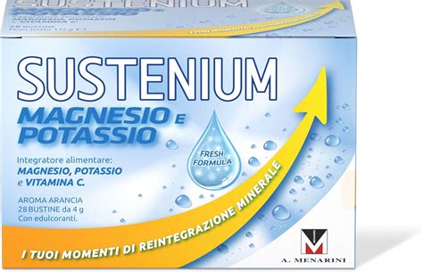 Sustenium Magnesio E Potassio Integratore Alimentare Di Magnesio E Potassio Con Vitamina C