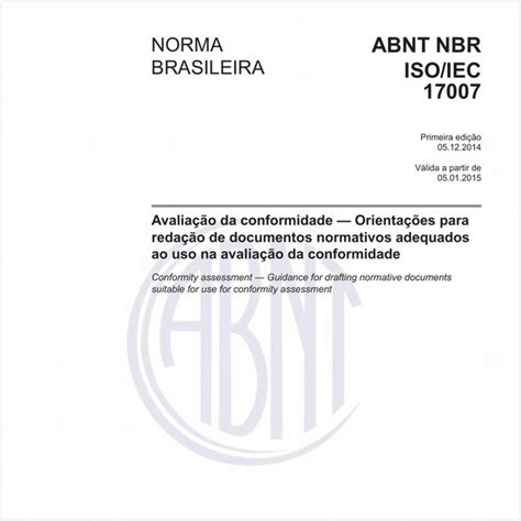 Target Normas Abnt Nbr Iso Iec Nbriso Iec Avalia O