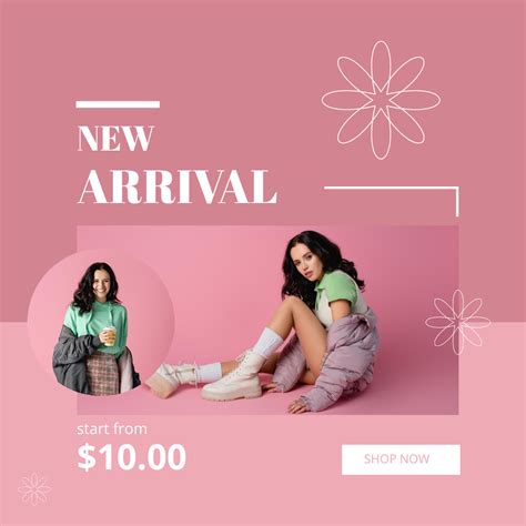 New Collection Announcement Online Instagram Post Template Vistacreate