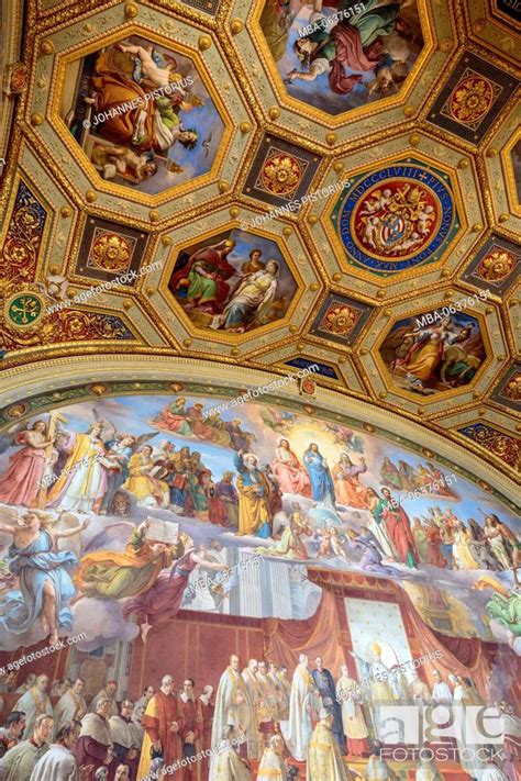 Europe Italy Latium Rome Vatican In The Vatican Museums Raphael